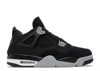 AIR JORDAN 4 RETRO BLACK CANVAS