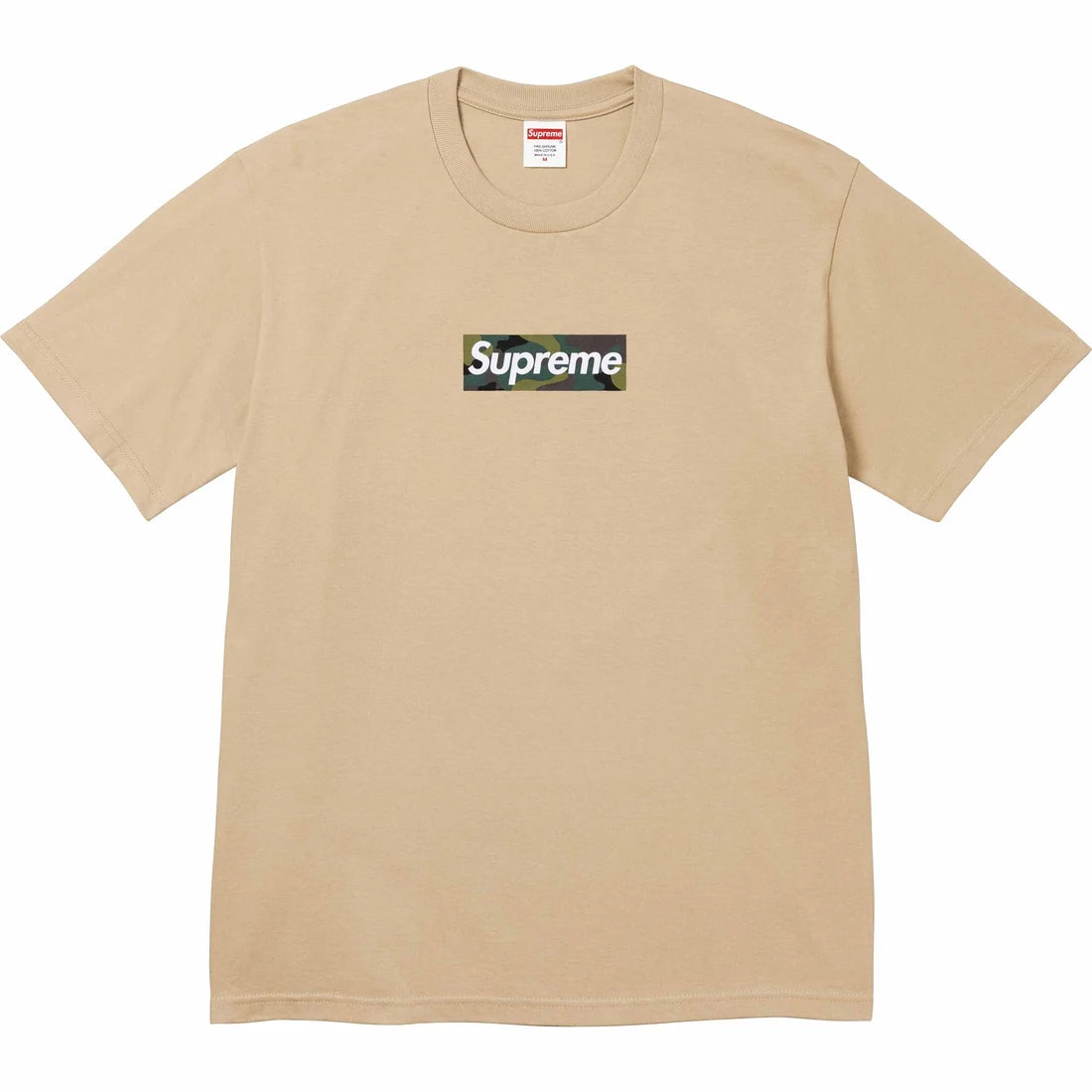 SUPREME BOX LOGO TEE FW23 KHAKI